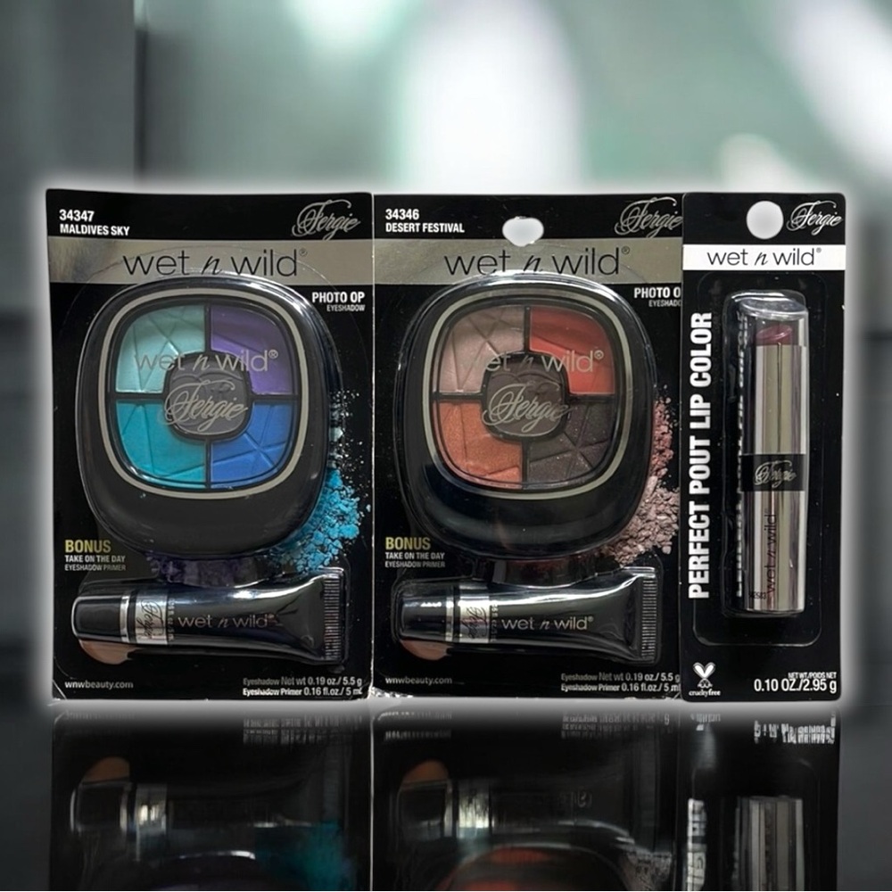 Wet N’ Wild Fergie Center Stage Collection Eyeshadow Palettes & Lipstick Set